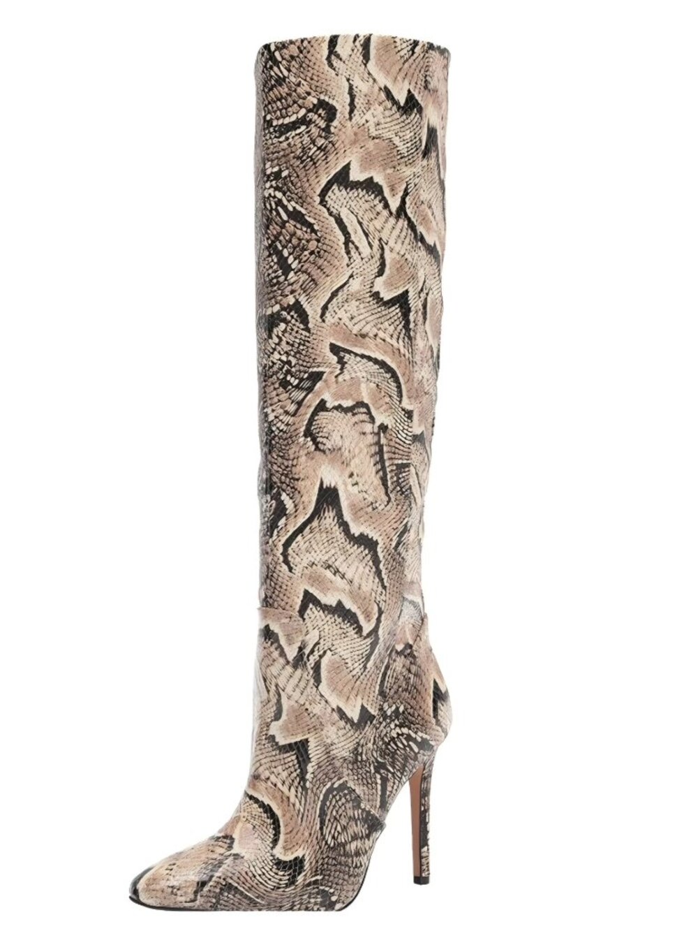 Vince Camuto Kentelli Snake Print Slouch Boots - Size 9.5